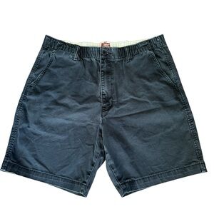 Levi's XX Chinos EZ Flat Front 8" Shorts, Black, Large